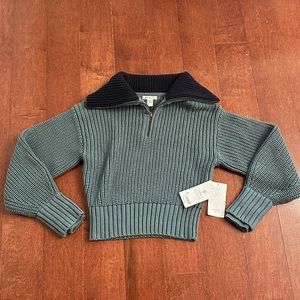 Athleta Alder Cropped Knit Sweater NWT Size Medium